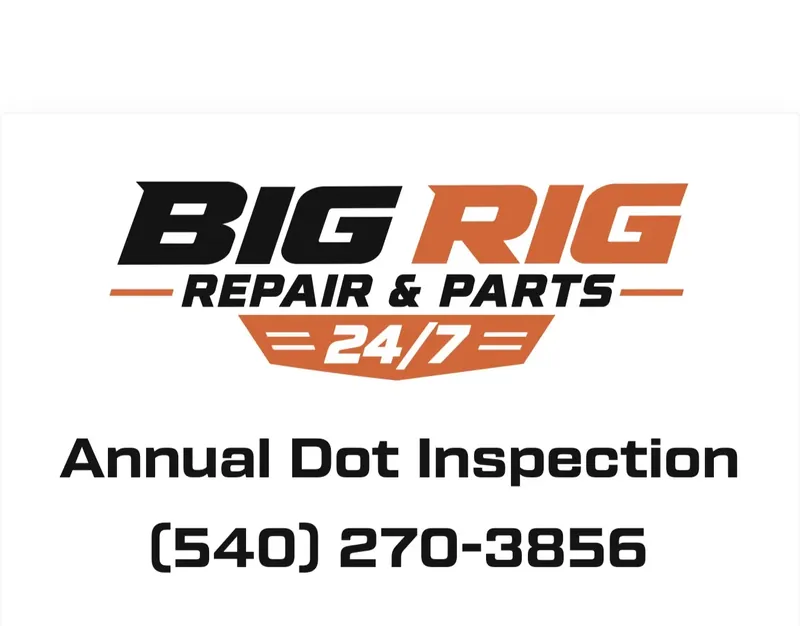 Annual DOT inspection for trucks and trailers, mobile or in-shop, at Big Rig Repair & Parts