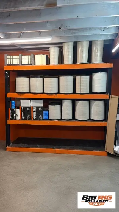 Heavy-duty truck air filters at Big Rig Repair & Parts, Clear Brook VA